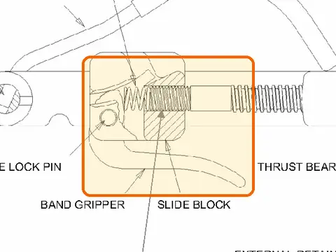 C01899 Gripper Assembly Kit – includes Gripper, Pin and Gripper Spring
