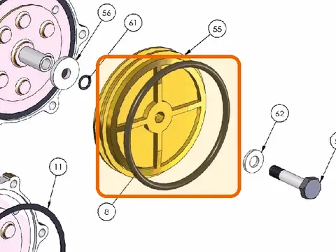 J63287 O-Ring 5.43" ID x 0.295"