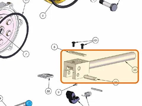 S45389 Piston Rod Assembly